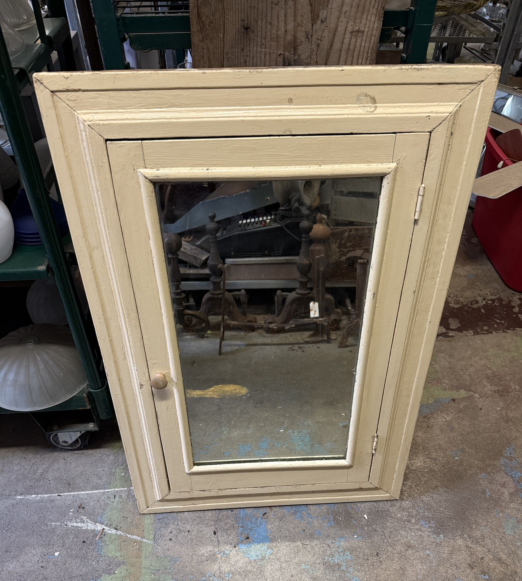 Vintage Wood Medicine Cabinet