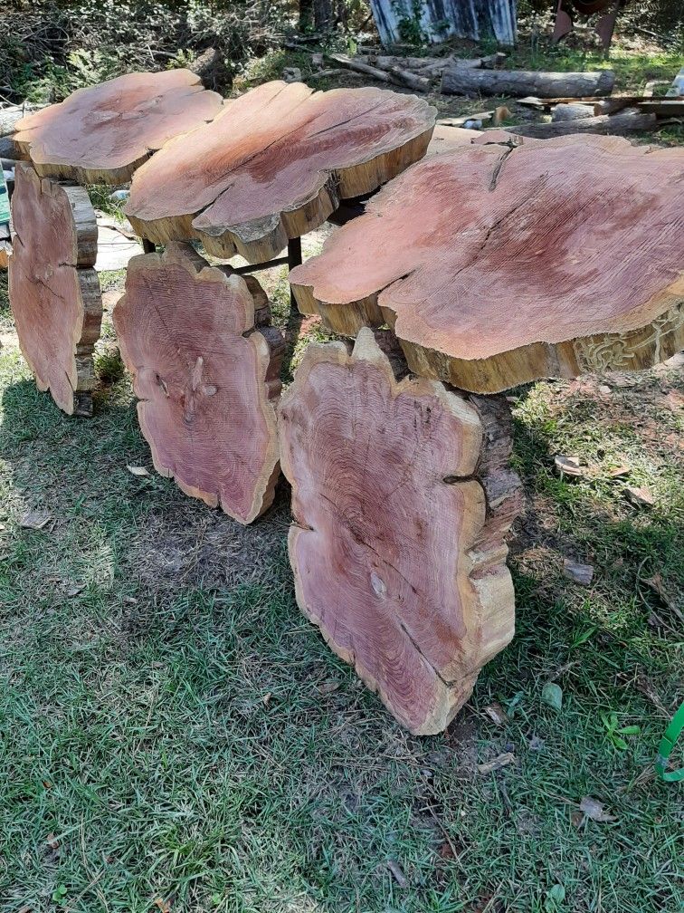 Some Cedar And Oak Wood