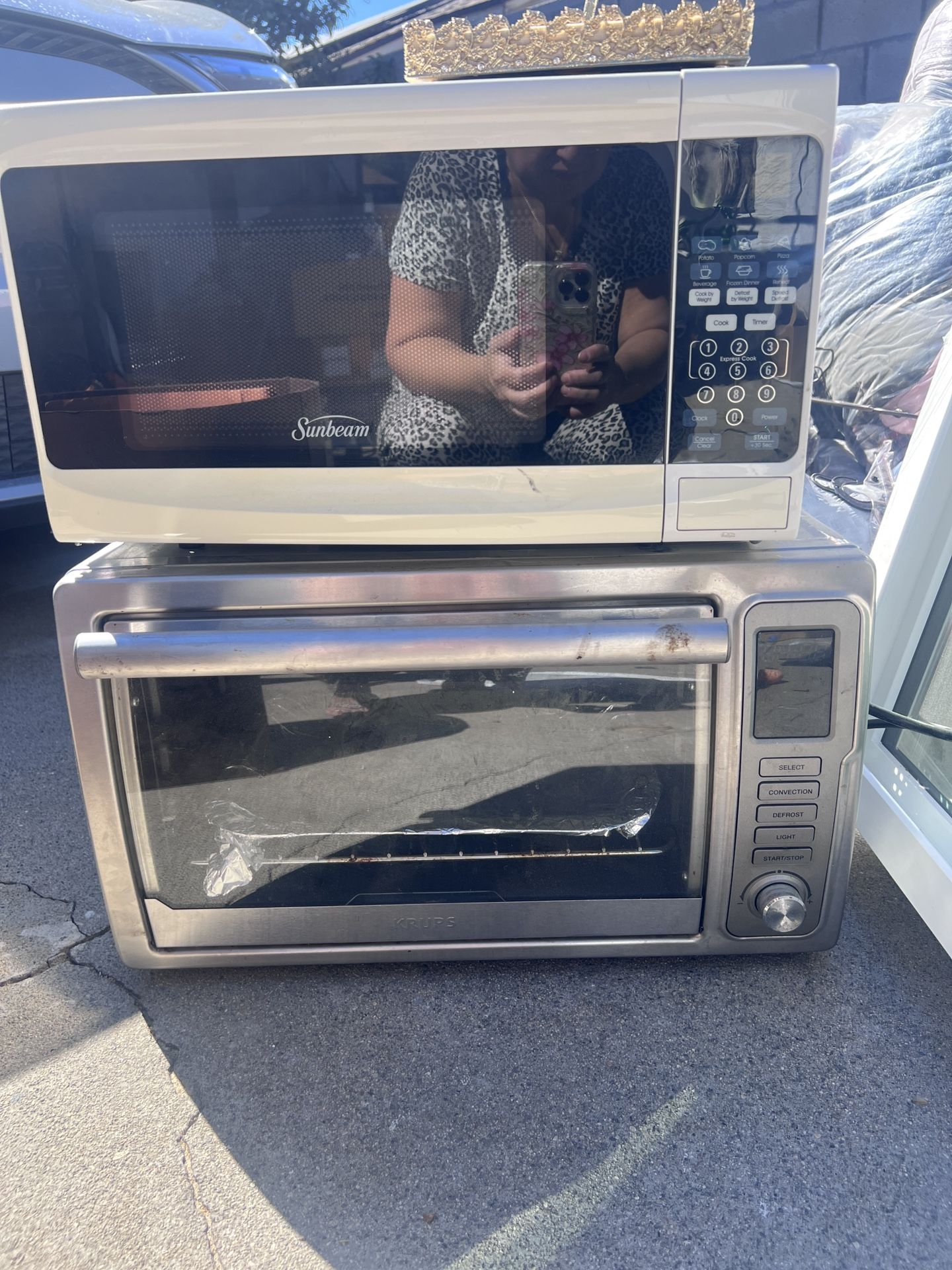 Microwave And Oven $40