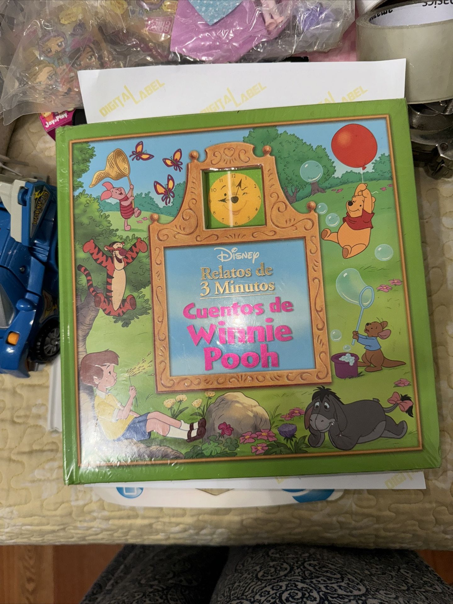 Es 3 Minute Treasury Pooh Stories by Disney In Spanish New Hard Cover