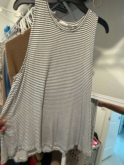 Black and white tank