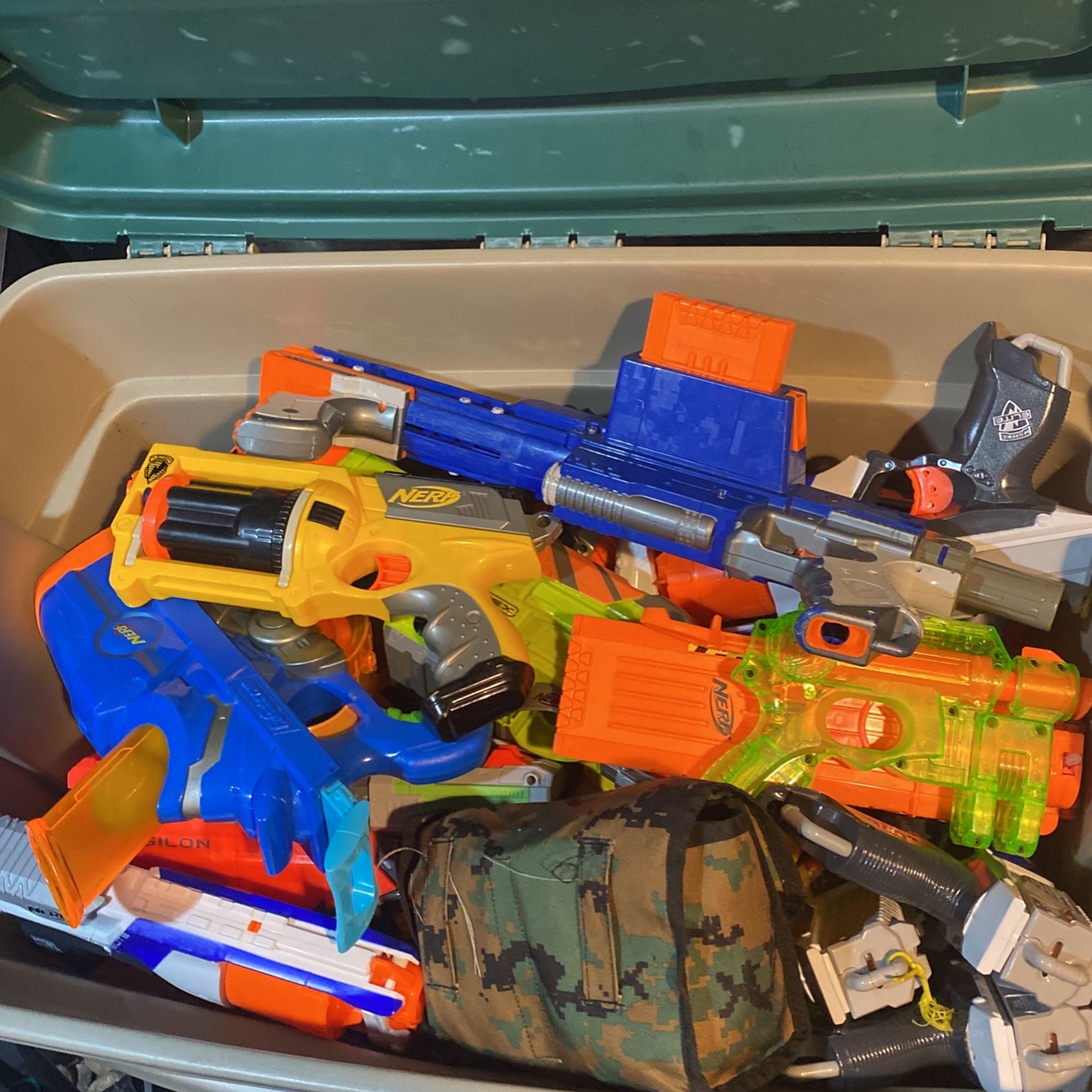 Assorted Nerf Guns For Reasonable Prices