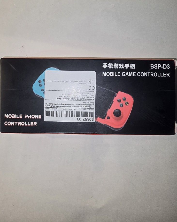 Switch Phone Gamepad Controller – Red/Blue