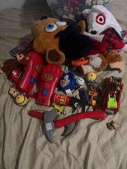 Mixed Lot of Kids Toys and Plush