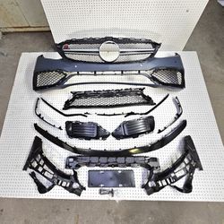 Mercedes Benz C300 Front Bumper AMG C63 style body kit for W(contact info removed)-2021