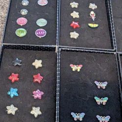  Adjustable Little Girl Jewel Rings Kids Gift Play Rings Multi Shapes Colorful  Jewel Rings Box Packed $1.00 each or $10.00 for box