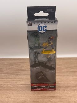 DC Nano Metalfigs 5-Pack Batman Batgirl Jada Toys 84407