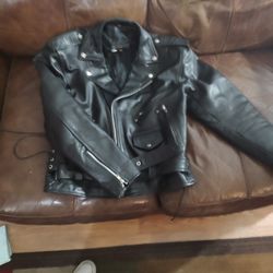 Motorcycle Jacket Leather $50