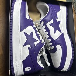 Bape A Bathing Ape Bape Sta Purple White 