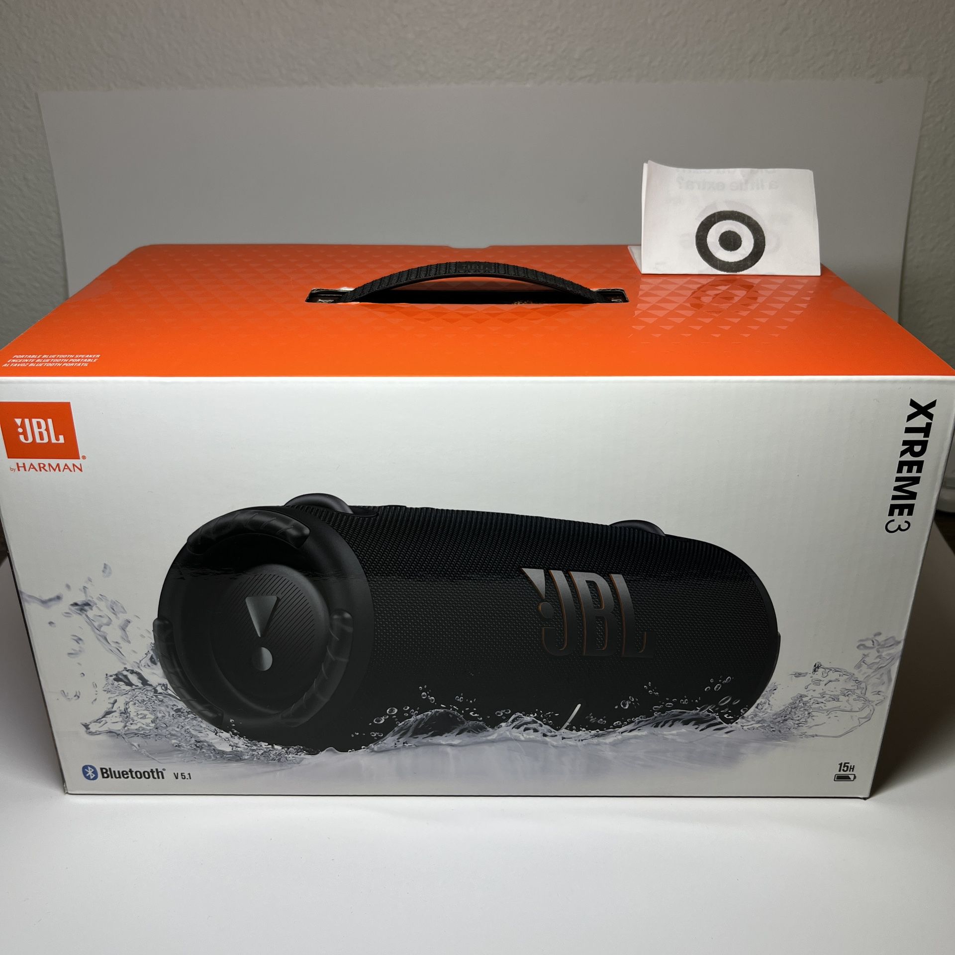 Brand New JBL Extreme 3 Waterproof Bluetooth Speakers with Powerbank and Original Receipt 