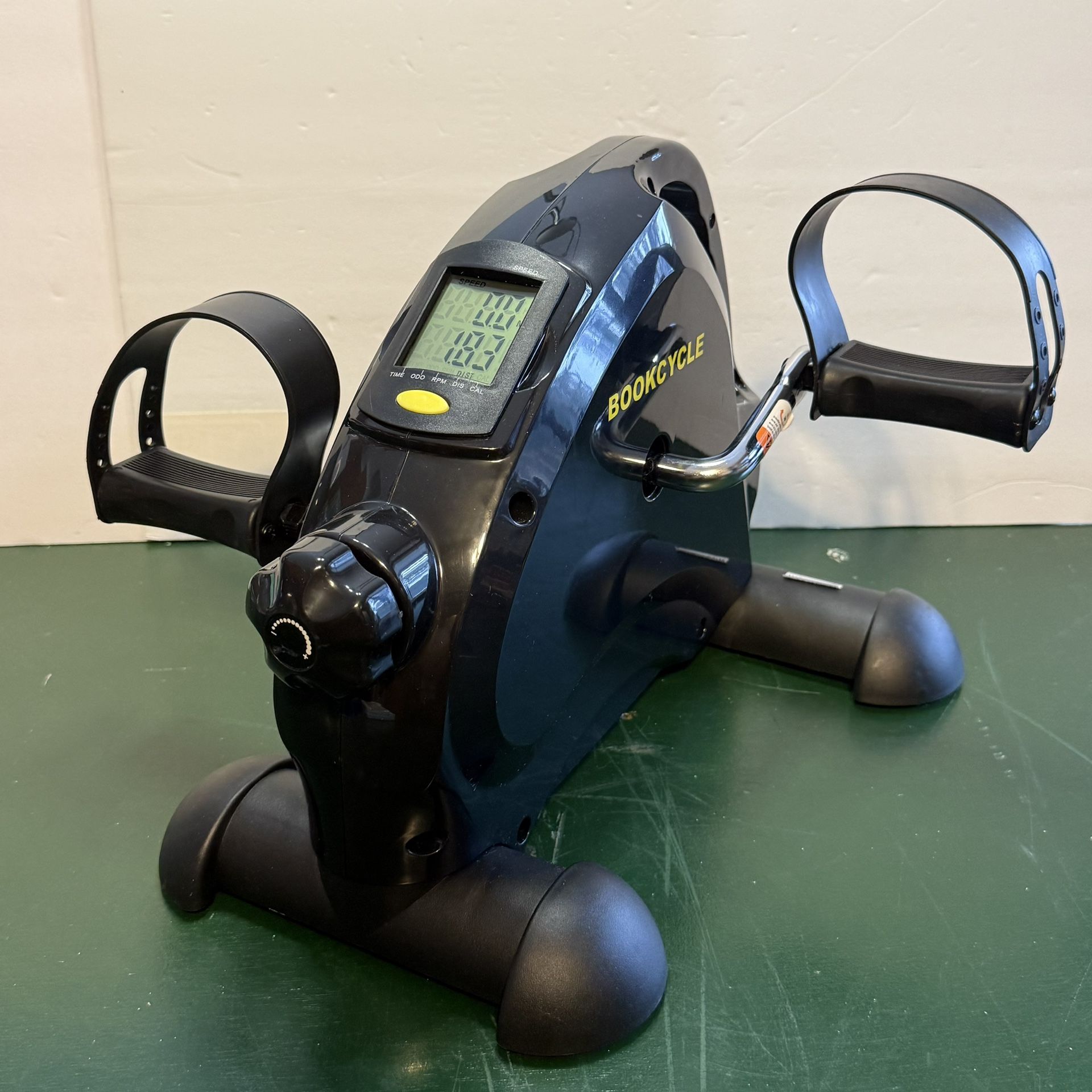 Mini Exercise Bike Pedal Exerciser with LCD Monitor for Leg and Arm Exercise