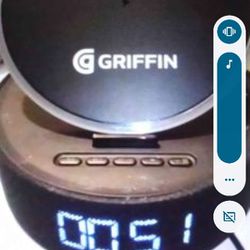 Griffin Wireless Charging Alarm Clock & Bluetooth Speaker
