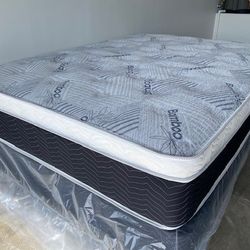 Cal King Euro Bamboo Pillow Top!!