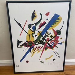 Wassily Kandinsky’s “Klein Welten” Print Canvas Art