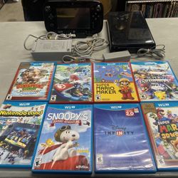 Black Nintendo Wii U Console  For Sale $160  OBO. Tested. 