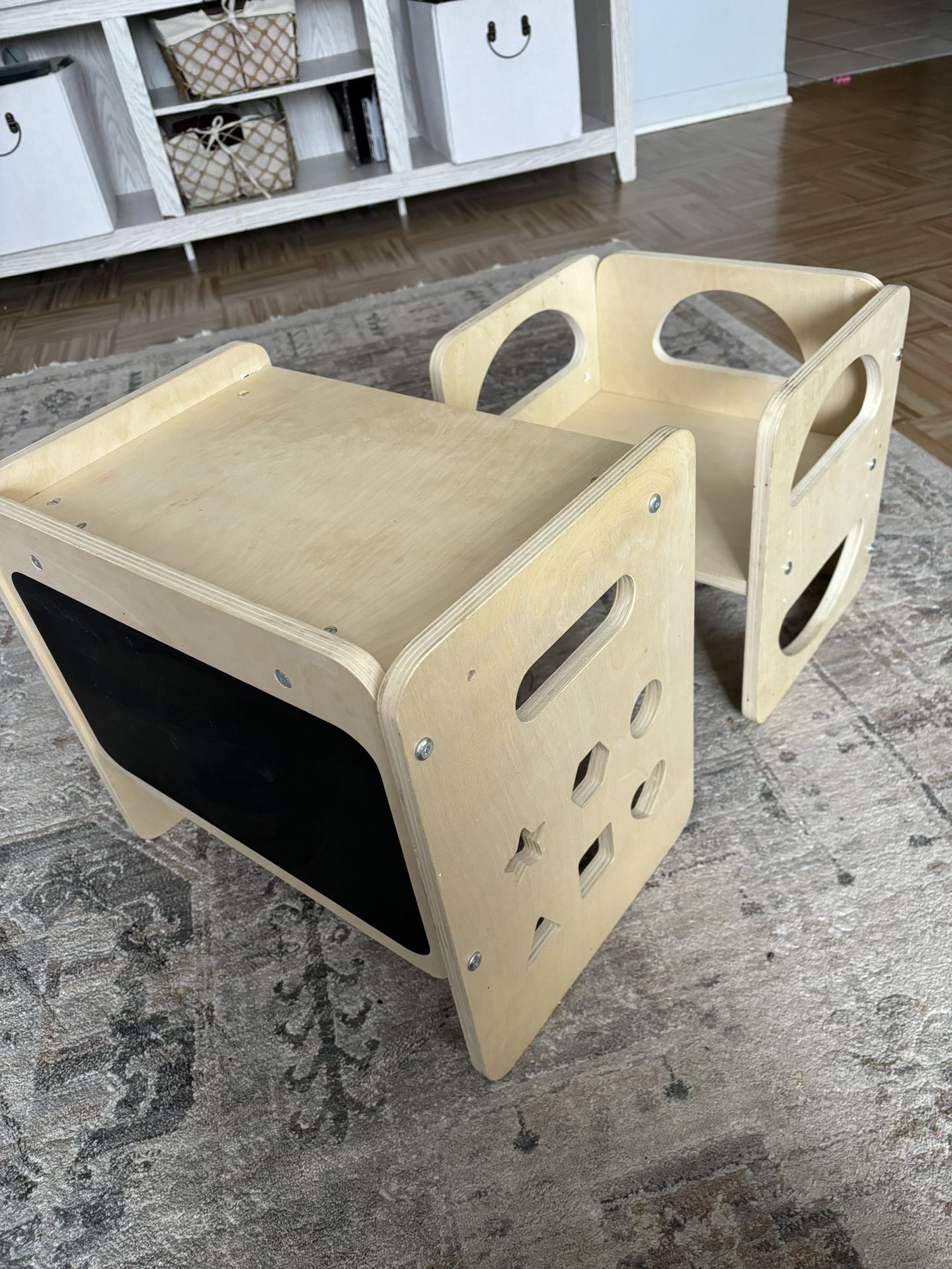 Montessori table and chair