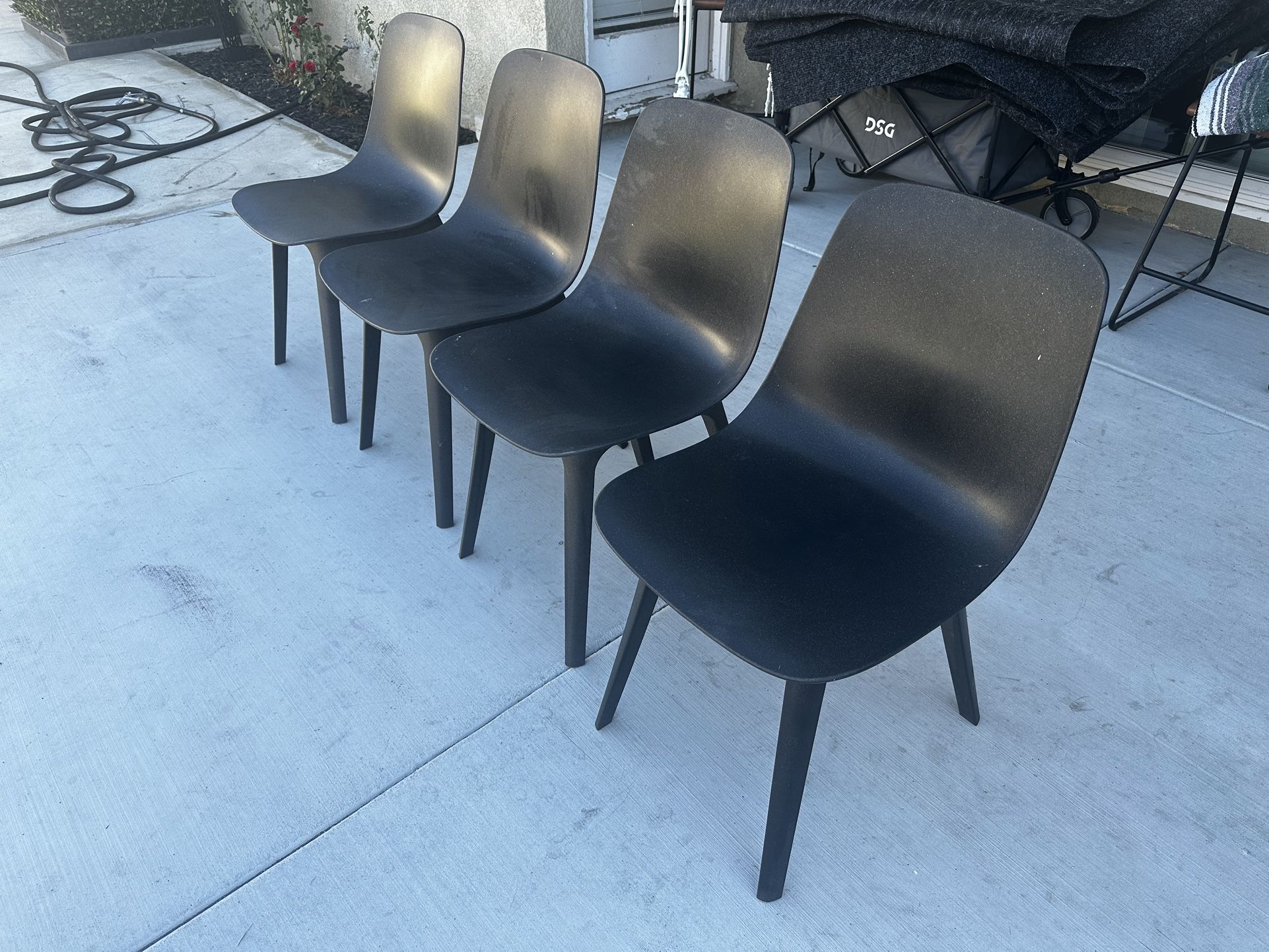 IKEA SET OF 4 CHAIRS ODGER DINING CHAIRS