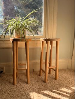 Farmhouse Stools/ Drink Stands