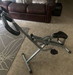 Sunny Fitness Squat Assist Row & Ride Machine