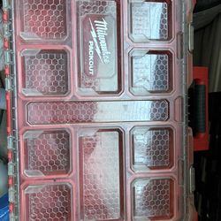 2 Milwaukee Packout &  Wall/floor Mounting Plate