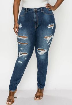 Plus Denim Jeans 