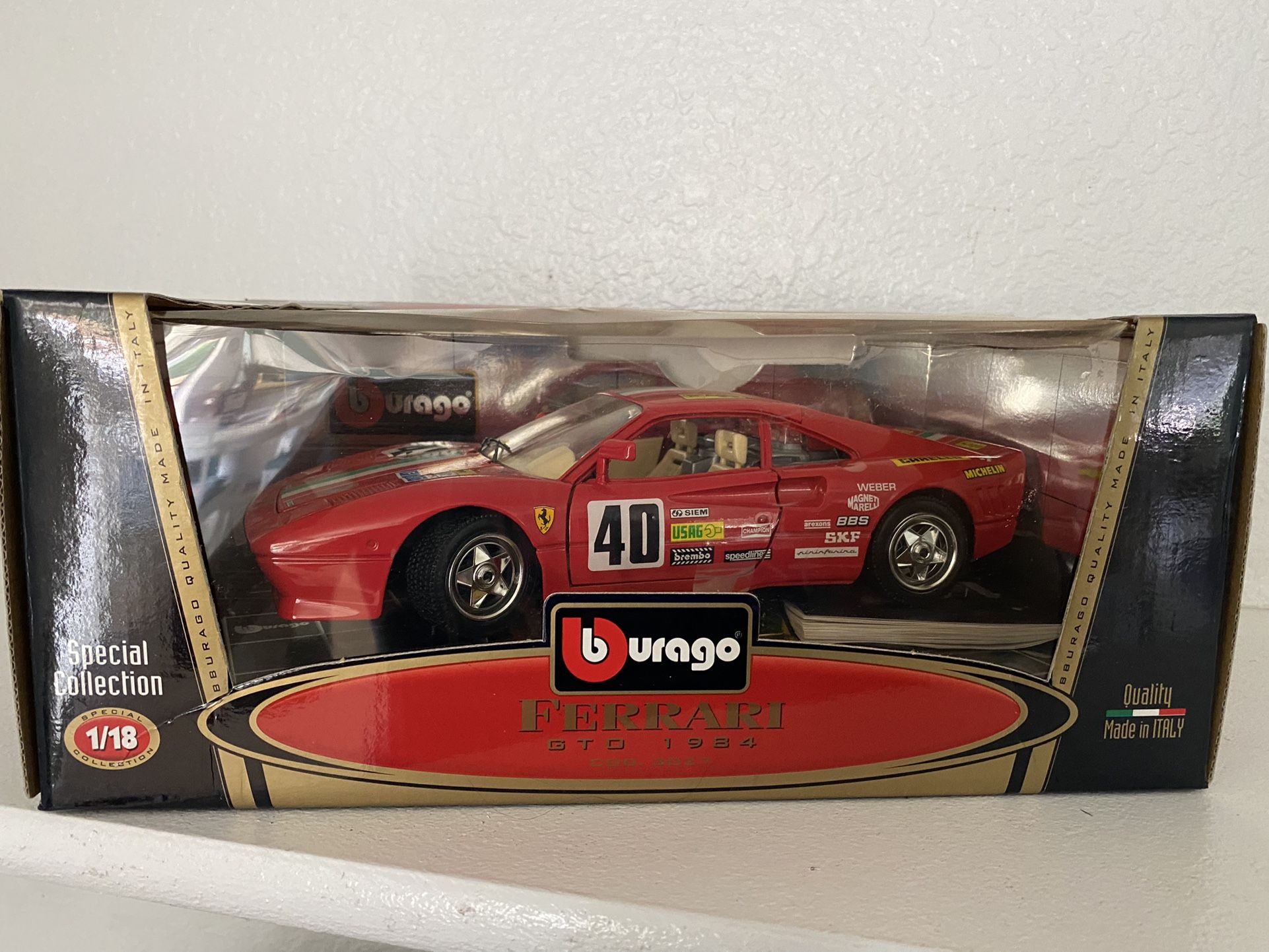 Bburago Special Collection 1:18 Ferrari GTO 1984 for Sale in