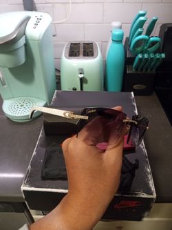 Cartier buffs with real natural diamond 100% authentic great deal