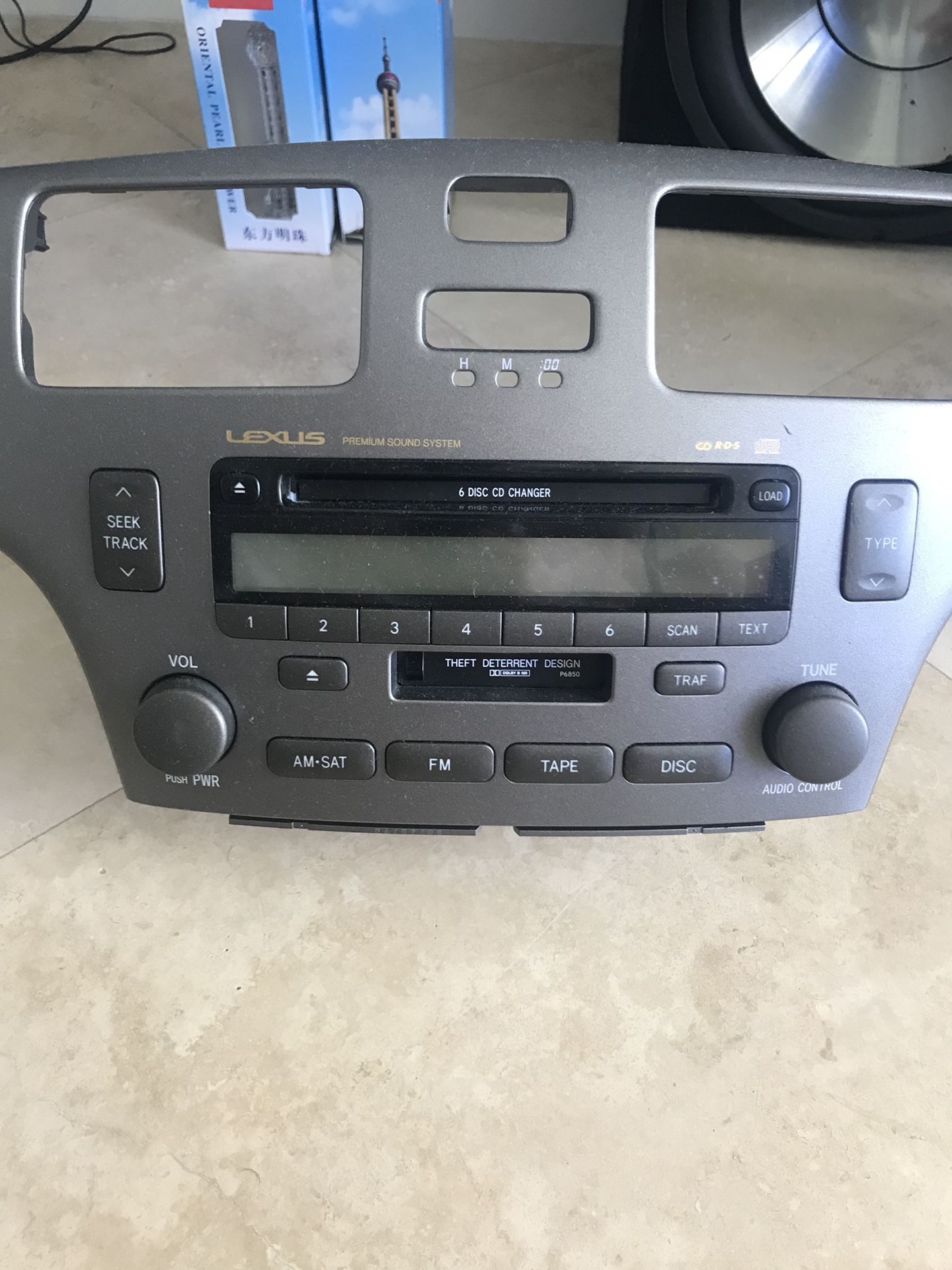 20042006 Lexus ES330 OEM Stereo Tape 6 Disc Changer CD Player for Sale