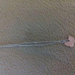Little Girls Butterfly Necklace