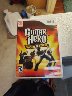 Guitar hero world tour Wii