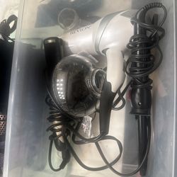 Blow Dryer, Curling Iron, Titanium Hair Straightener