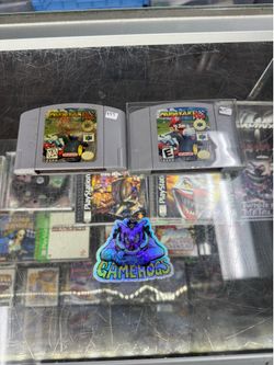 Mario Kart 64 $55-$65 Each Gamehogs 11am-7pm