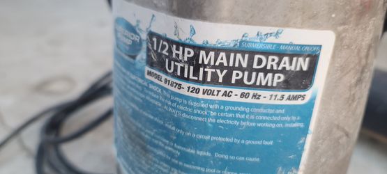 Water Pump Submerge