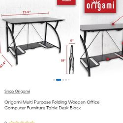 New Origami Brand Foldable Desk
