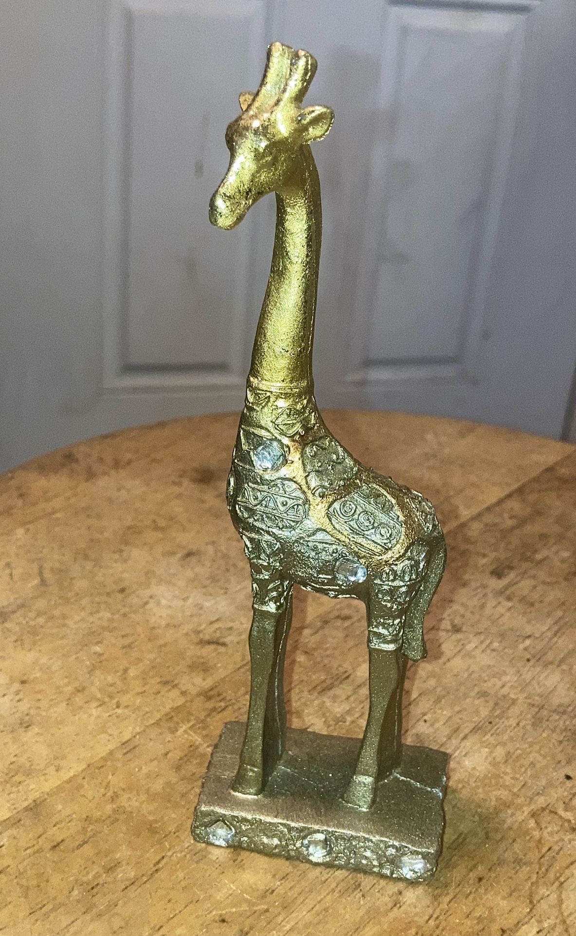 Gold Colored Giraffe Figurine Decoration(s)