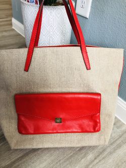 Carolina Herrera Canvas Tote Bags