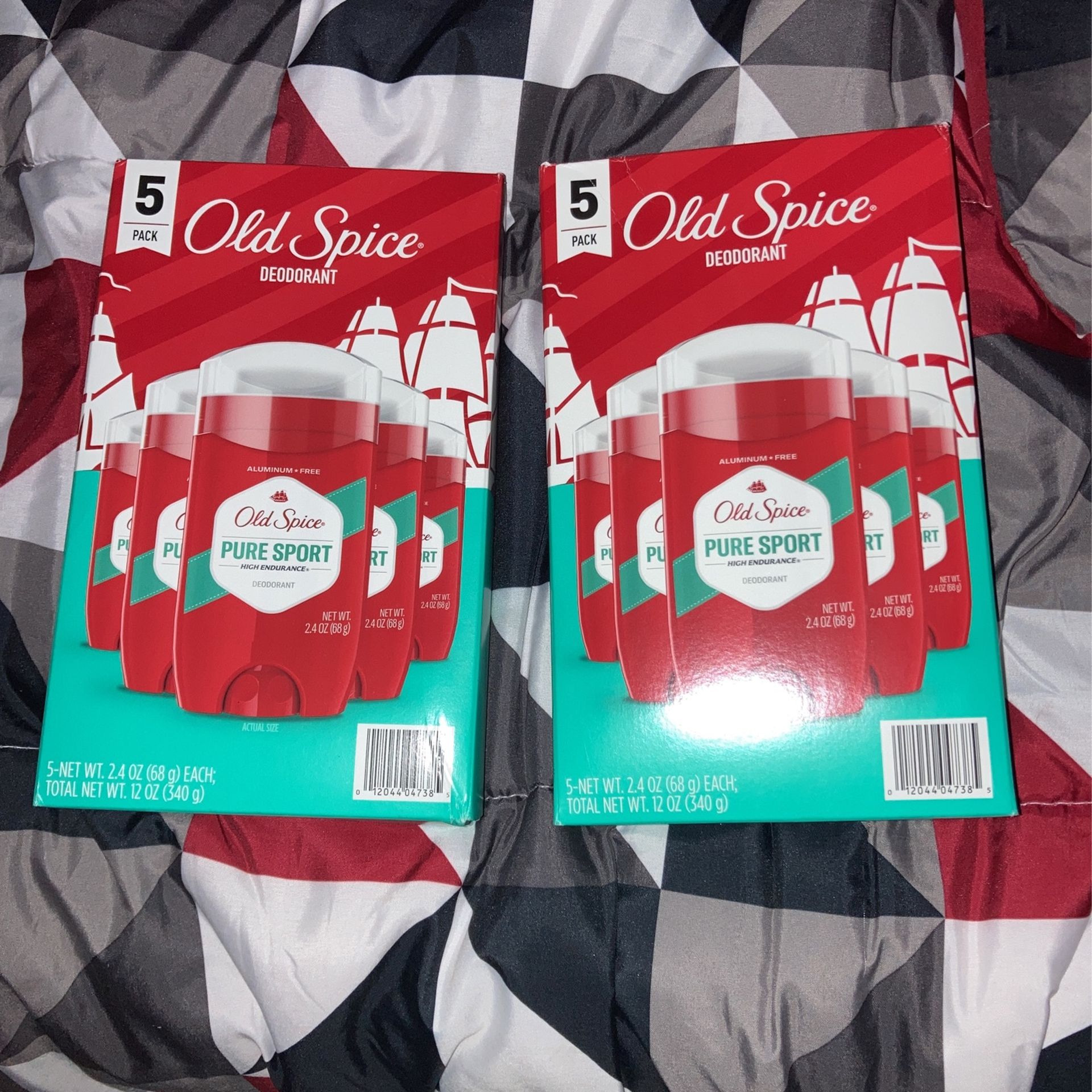 2 Five Pack Old Spice Deodorant 