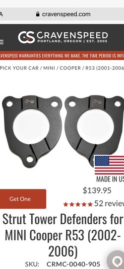 Mini Cooper Strut Mount Defenders
