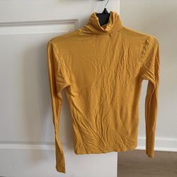 $5 for (2) Juniors Golden Yellow Turtleneck size Small
