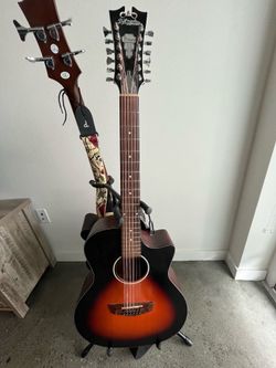 12 string D’Angelico Premier Acoustic Guitar. Sunburst