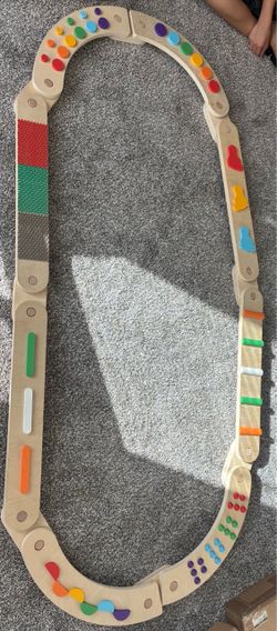 Kids Wooden Sensory Balance Board Track