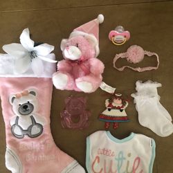 BABY’S 1st CHRISTMAS FILLED STOCKING