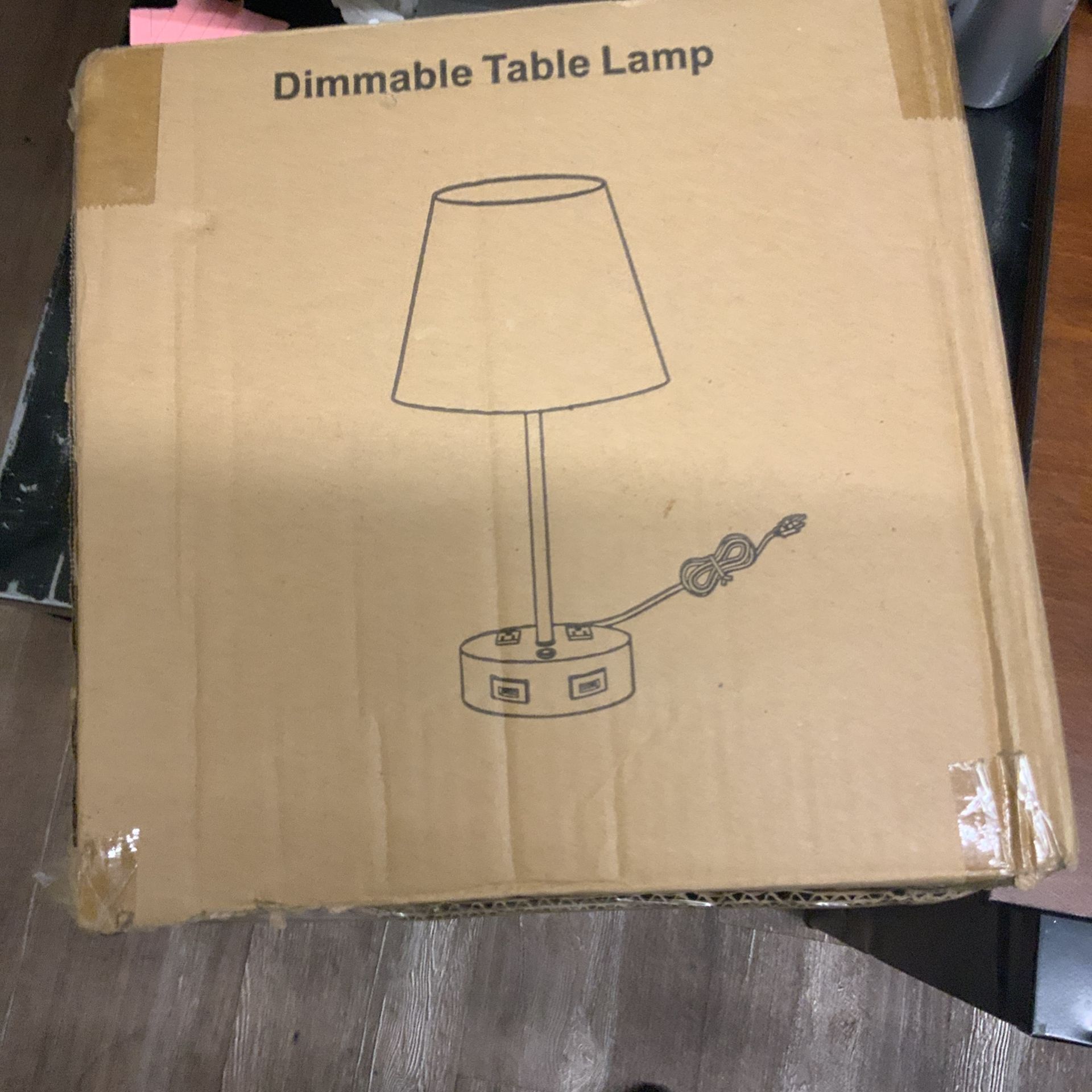 12 Inch Dimmable Table Lamp With USB. 