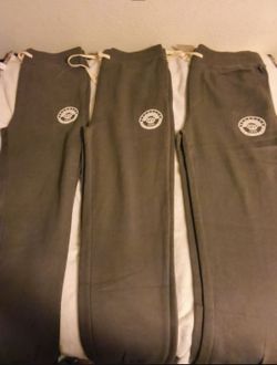 Three brand new gray jogger sweatpants will not separate firm