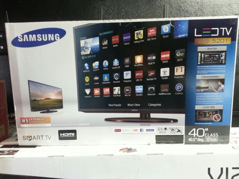 40" Samsung LED HDTV Smart Tv 1080p 120 CMR H5201 Series