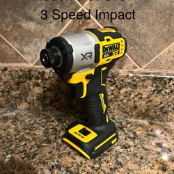 Dewalt 1/4 XR Impact 3 Speed • New•