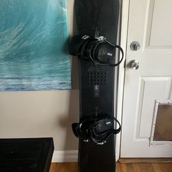 152cm Burton Hometown Hero Snowboard & Bindings