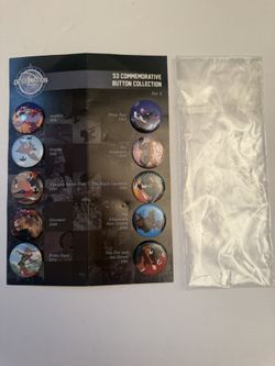 Disney Destination 2012, Collection 10Buttons Total 