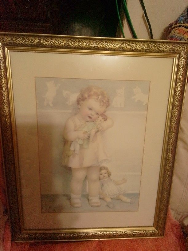 Beautiful Large Picture In Nice Frame