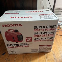 Honda Eu 1000i Generator 